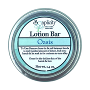 Soaplicity Oasis Lotion Bar for Severely Dry Skin Lotion Bar