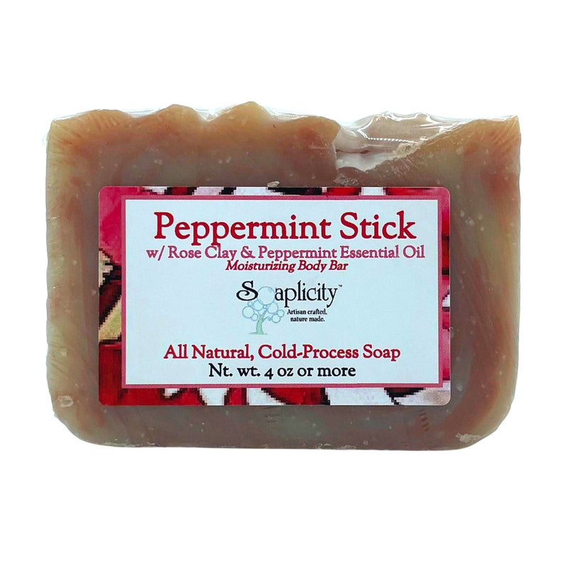 Soaplicity Peppermint Stick Soap Bar Soap Bar