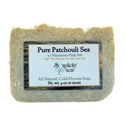 Soaplicity Pure Patchouli Sea Salt Soap Bar Soap Bar