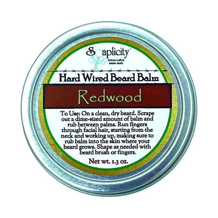 Soaplicity - Redwood Hard Wired Beard Balm