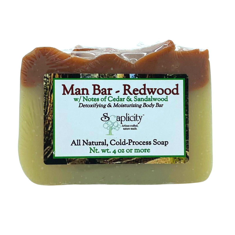 Soaplicity Redwood Soap Man Bar Soap Bar