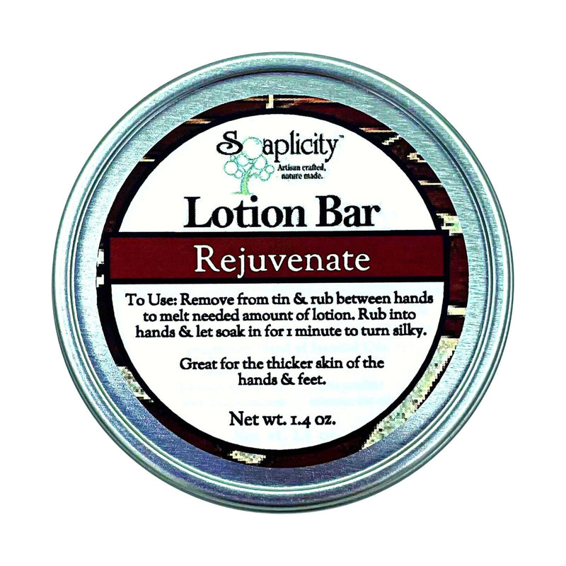 Soaplicity Rejuvenate Lotion Bar with Arnica Oil Lotion Bar