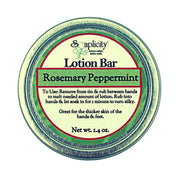 Soaplicity Rosemary Peppermint Lotion Bar Lotion Bar