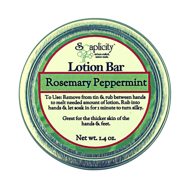 Soaplicity Rosemary Peppermint Lotion Bar Lotion Bar