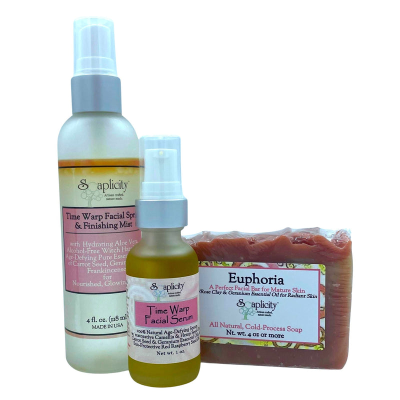 Soaplicity Time Warp Trio Sets for Mature Skin Gift Set