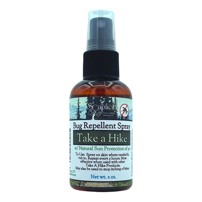 Soaplicity - Take A Hike Bug Repellent Spray -  100% Natural Bug Repellent