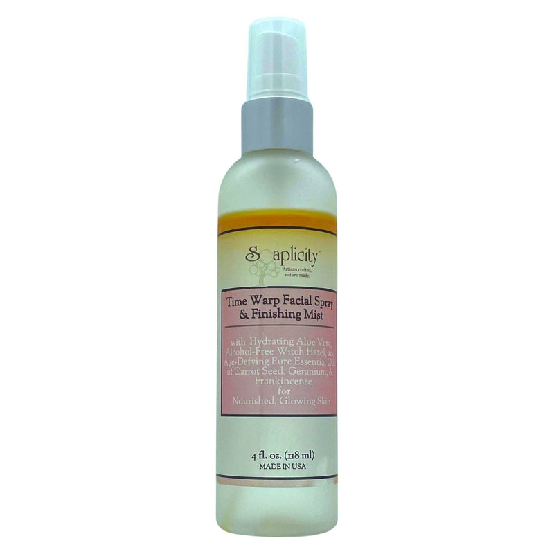 Soaplicity Time Warp Facial Mist & Finishing Spray, 4 oz. Facial Mist