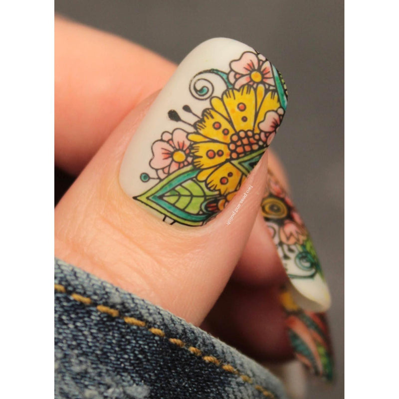 UberChic Beauty Whimsical By Nature-02 Stamping Plate