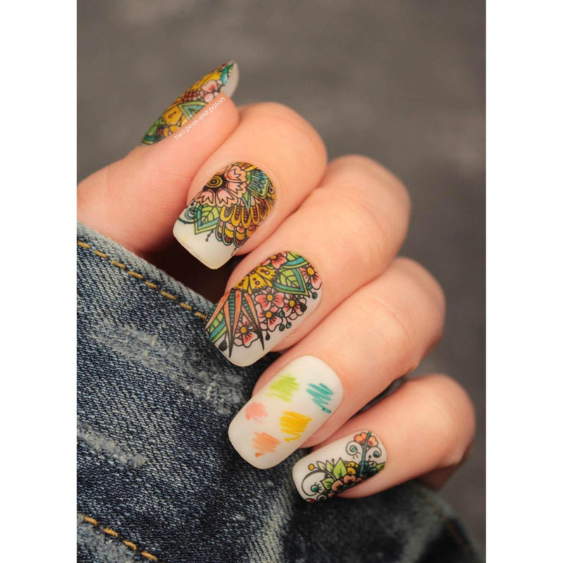 UberChic Beauty Whimsical By Nature-02 Stamping Plate