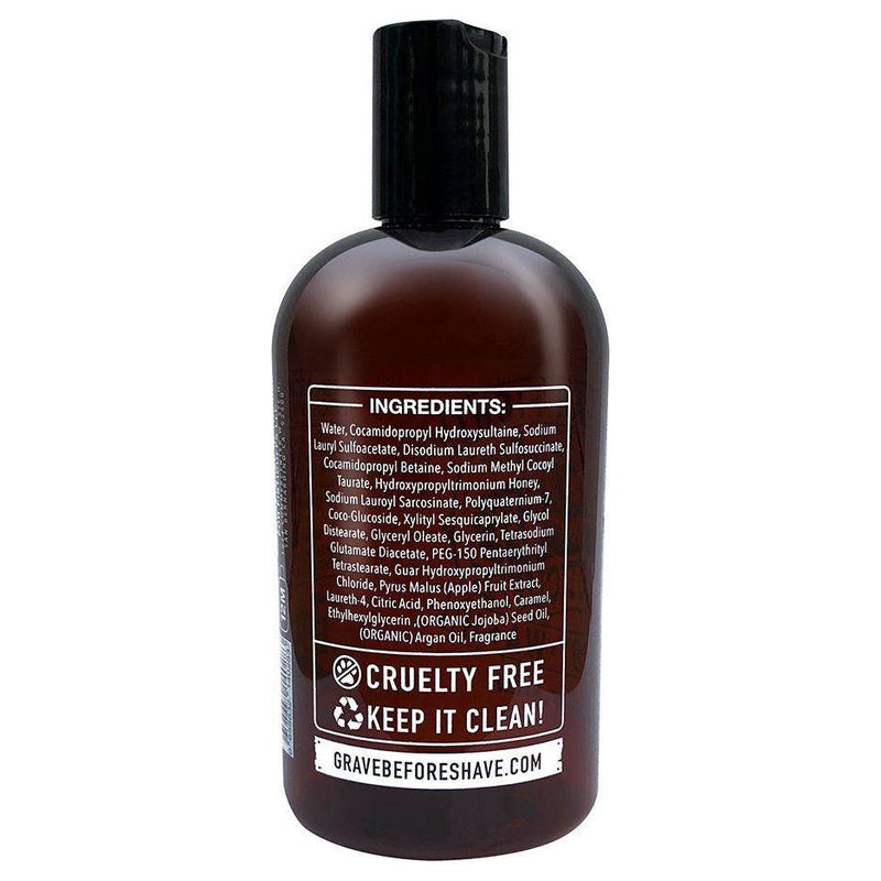 Grave Before Shave Fisticuffs Bay Rum Body Wash 12 oz. Bottle Soap/shampoo