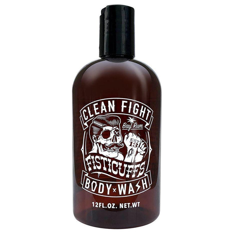 Grave Before Shave Fisticuffs Bay Rum Body Wash 12 oz. Bottle Soap/shampoo