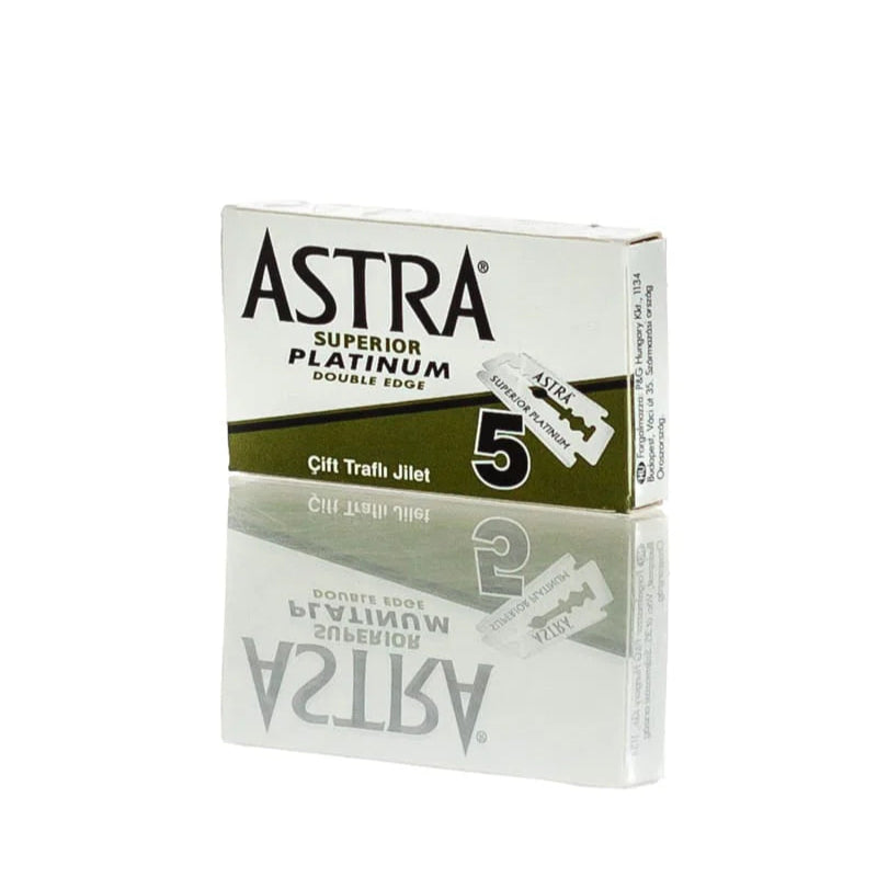 Astra Astra Superior Platinum Double Edge Razor Blades - 5 Pack Razor Blades