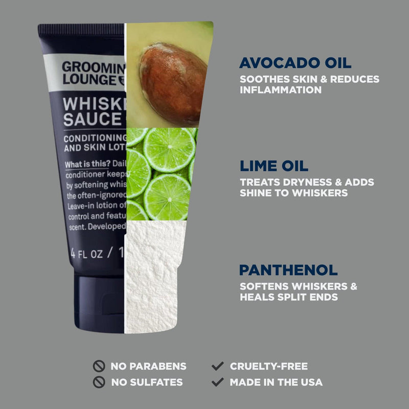 Grooming Lounge Grooming Lounge Whisker Sauce Beard Conditioner Beard Moisturizers