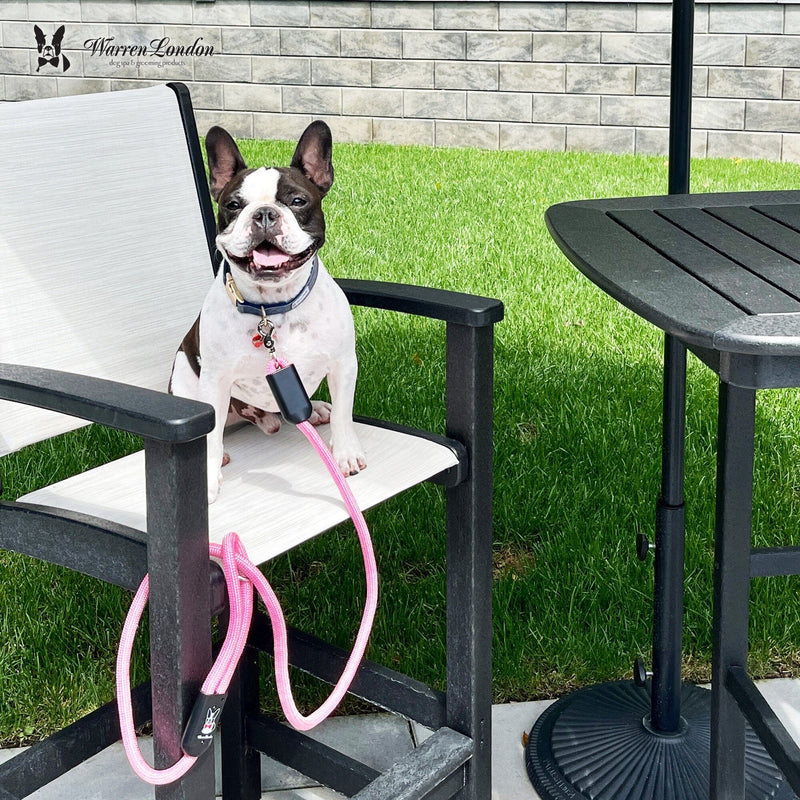 Warren London Rope Leash - Pink Leashes, Collars & Accessories