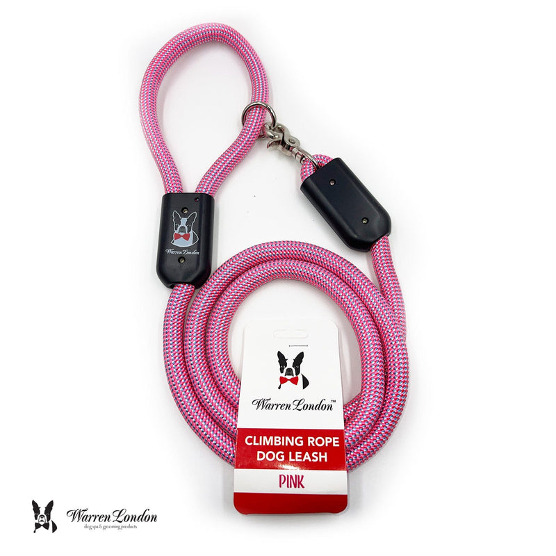Warren London Rope Leash - Pink Leashes, Collars & Accessories