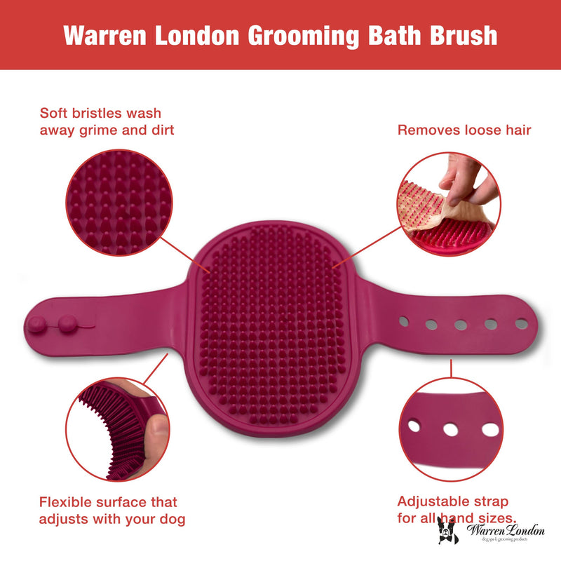 Warren London Grooming Bath Brush Pet Combs & Brushes