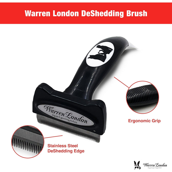 Warren London - Warren London - De-Shedding Dog Brush for Short Hair (<1")