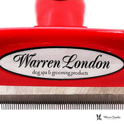 Warren London De-Shedding Dog Brush for Short Hair (<1") Leashes, Collars & Accessories