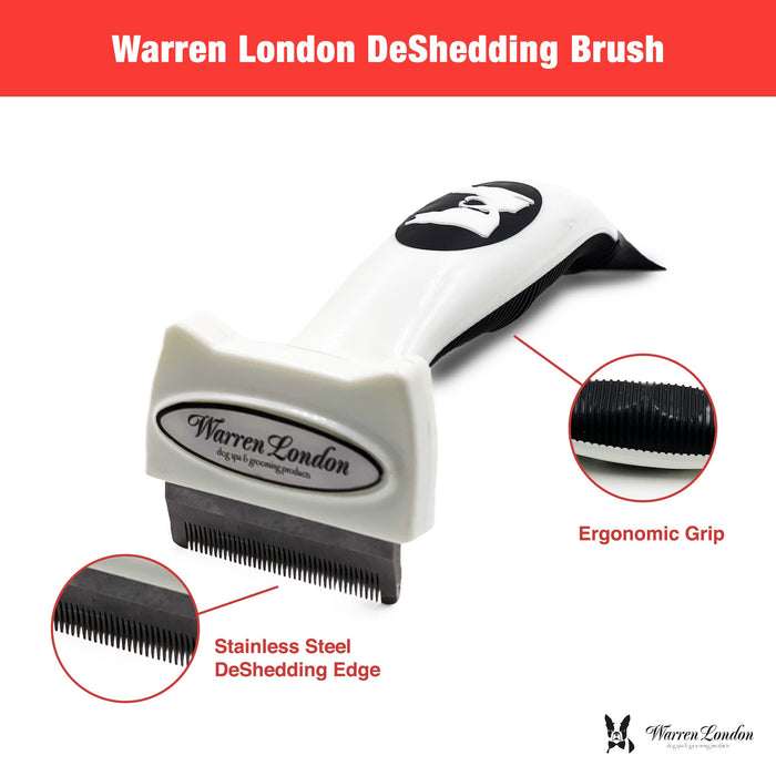 Warren London - Warren London - De-Shedding Dog Brush for Long Hair (>1")
