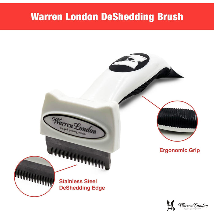 Warren London - Warren London - De-Shedding Dog Brush for Short Hair (<1")