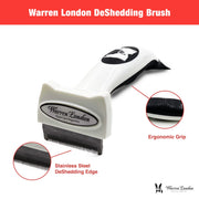 Warren London De-Shedding Dog Brush for Short Hair (<1") Leashes, Collars & Accessories