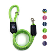 Warren London Rope Leash - Green Reflective Leashes, Collars & Accessories