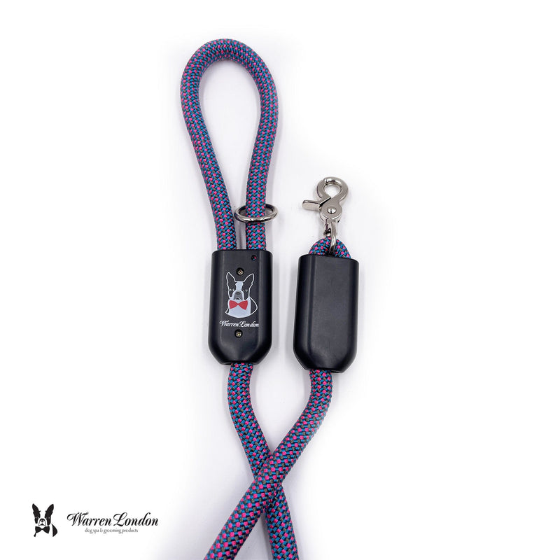 Warren London Rope Leash - Purple Leashes, Collars & Accessories