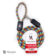 Warren London Rope Leash - Rainbow Reflective Leashes, Collars & Accessories