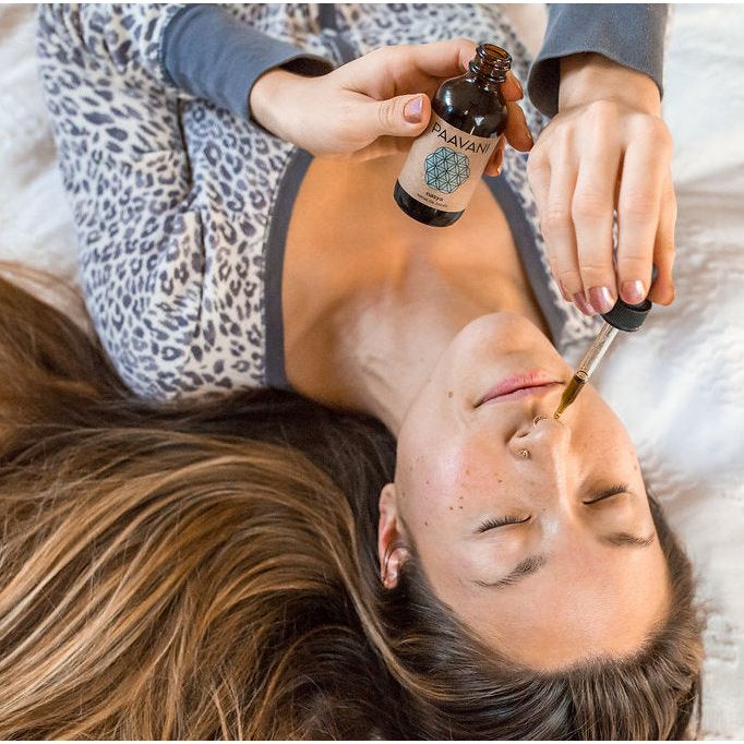 Paavani Ayurveda Nasya Oil | Ayurvedic Nose Oil for Deep Breathing simple Dark Olive Green
