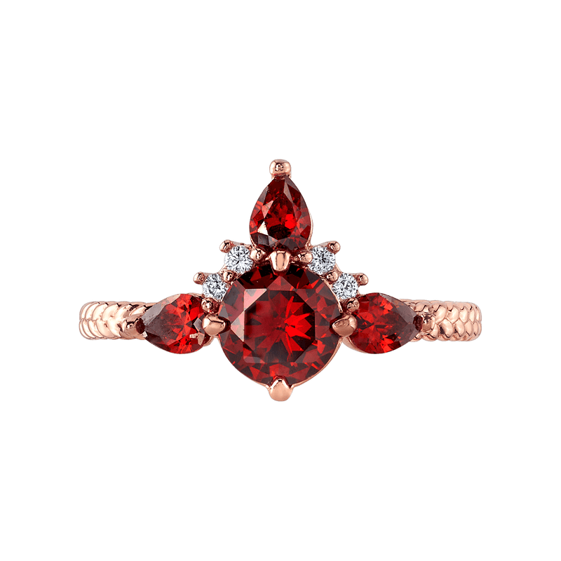 Fragrant Jewels Dreams of Garnet Ring Ring