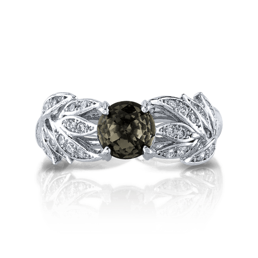 Fragrant Jewels Silver Feathered Ring Ring