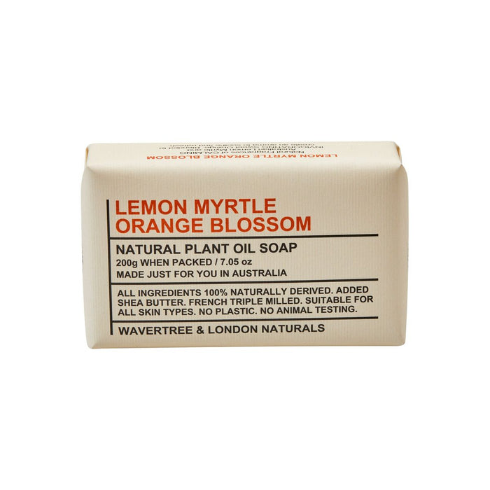 Wavertree & London Lemon Myrtle Orange Blossom Natural Soap 7 Oz