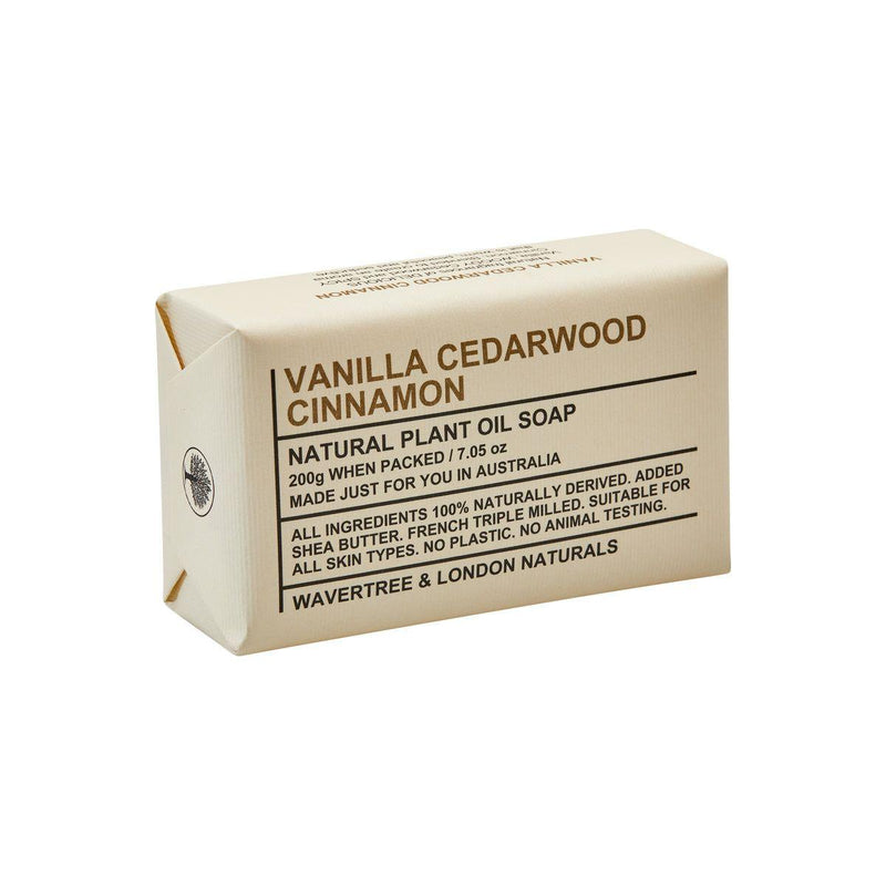 Wavertree & London Wavertree & London Vanilla Cedarwood Cinnamon Natural Soap 7 Oz Natural Soap