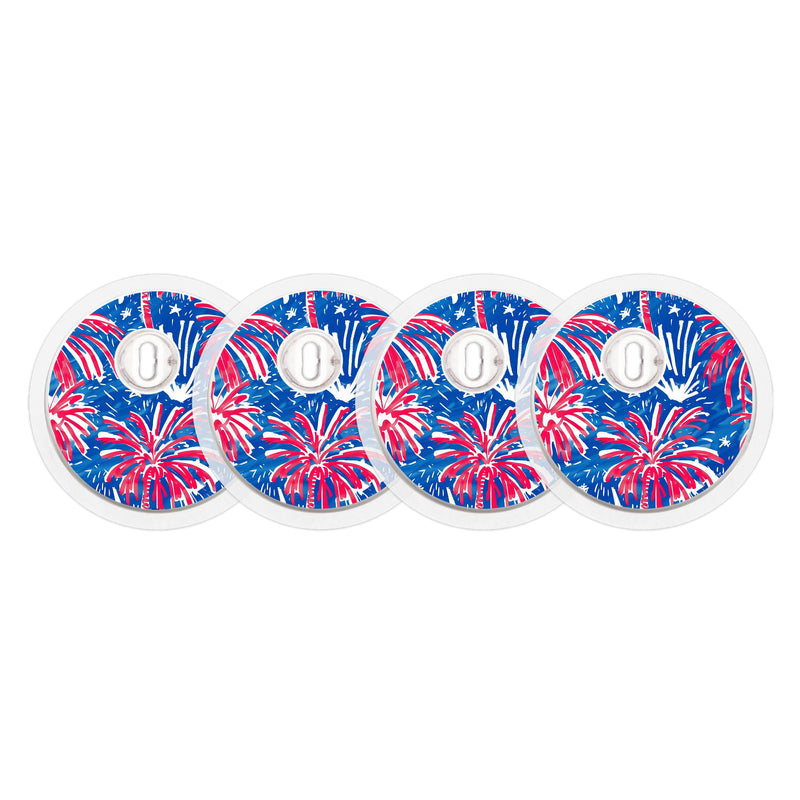 Peelz Watercolor Fireworks Designed for the FreeStyle Libre 3 Plus & Lingo  Sensor Peelz/Stickers