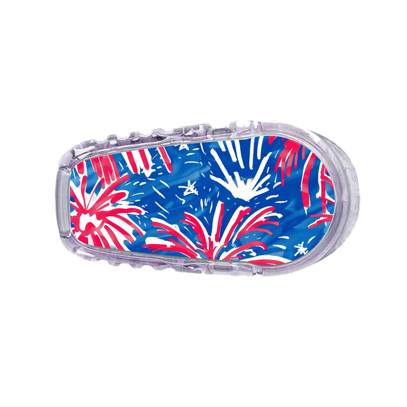 Peelz Watercolor Fireworks Dexcom G6 Transmitter Peelz/Stickers