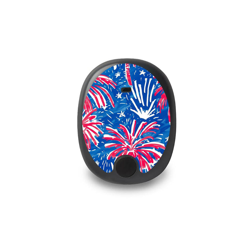 Peelz Watercolor Fireworks Eversense Smart Transmitter Peelz/Stickers