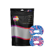 Peelz Watercolor Fireworks Medtronic Guardian Connect Patch Tape - Pump Peelz Patch Medical Tape