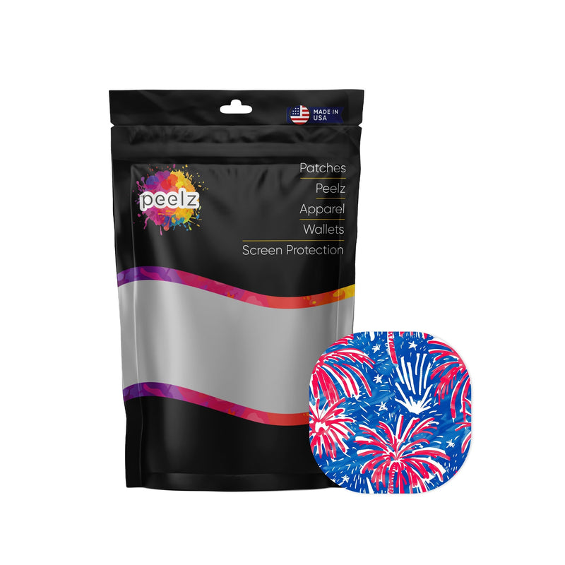 Peelz Watercolor Fireworks Overpatch Tape - Pump Peelz Patch Medical Tape