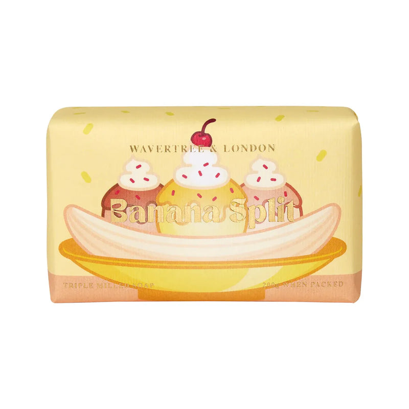 Wavertree & London Wavertree & London Australian Natural Banana Split Luxury Soap Bar 7 Oz Luxury Soap Bar