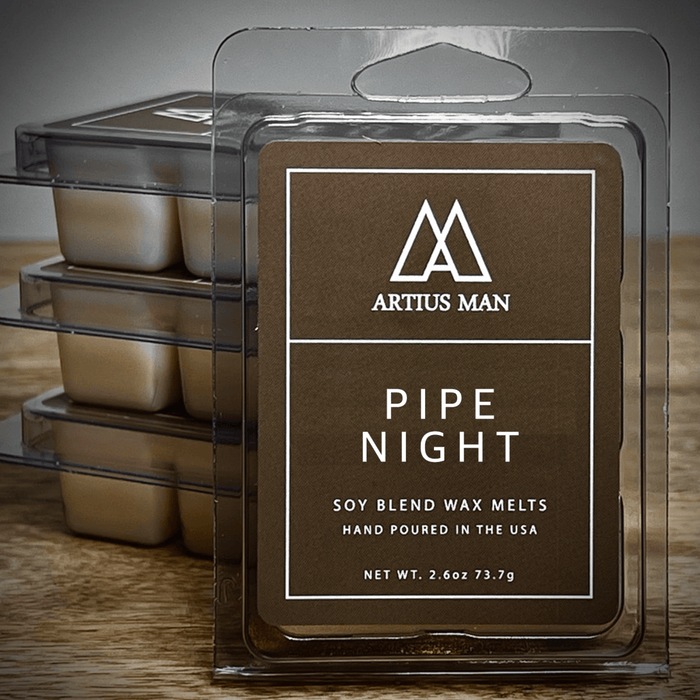 Artius Man - Soy Blend Wax Melts - Pipe Night - 2.6 OZ