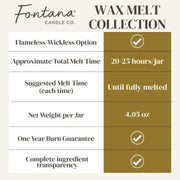 Fontana Candle Co Lemongrass Eucalyptus Wax Melts Wax Melts White Smoke