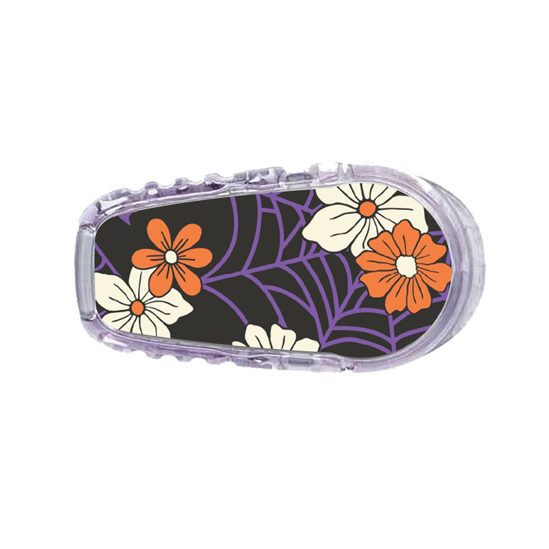 Peelz Webbed Flowers Dexcom G6 Transmitter Sticker Peelz/Stickers