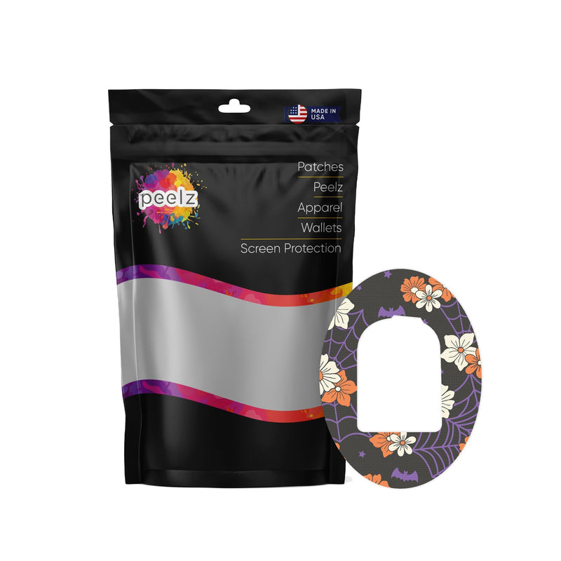 Peelz Webbed Flowers Pod Patch Tape - Pump Peelz Patch Medical Tape
