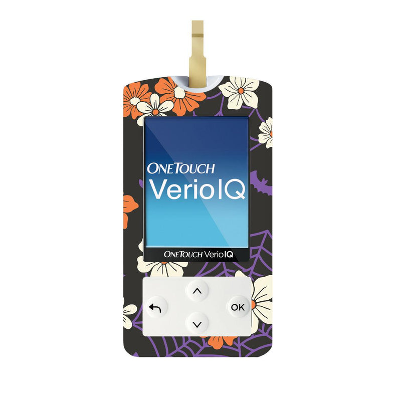 Peelz Webbed Flowers for OneTouch Verio IQ Glucometer Peelz/Stickers