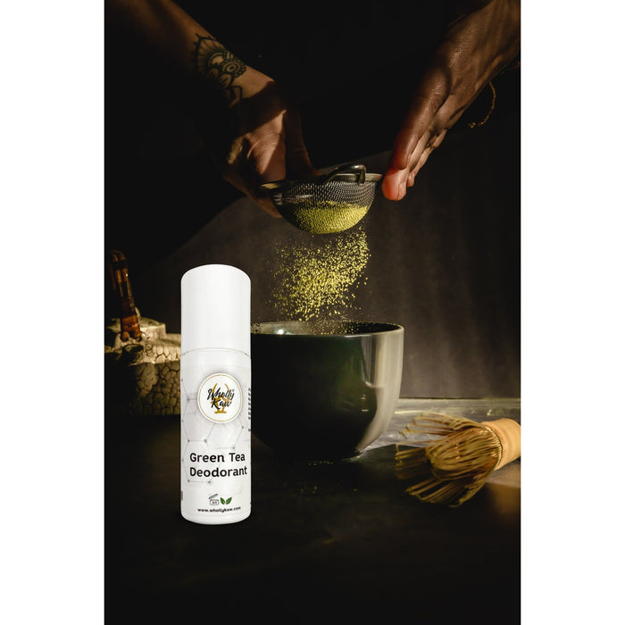 WhollyKaw - Green Tea Deodorant - Dermatologist Tested 3.04 oz