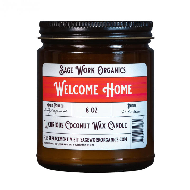 SageWork Organics Welcome Home Candle Scented Candles