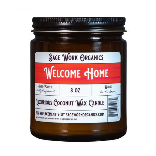 SageWork Organics Welcome Home Candle Scented Candles