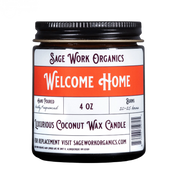 SageWork Organics Welcome Home Candle Scented Candles
