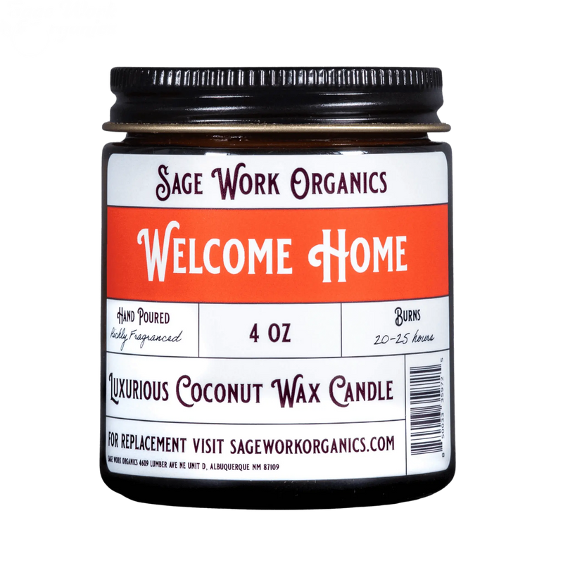SageWork Organics Welcome Home Candle Scented Candles