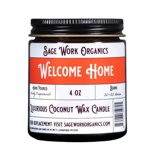 SageWork Organics Welcome Home Candle Scented Candles